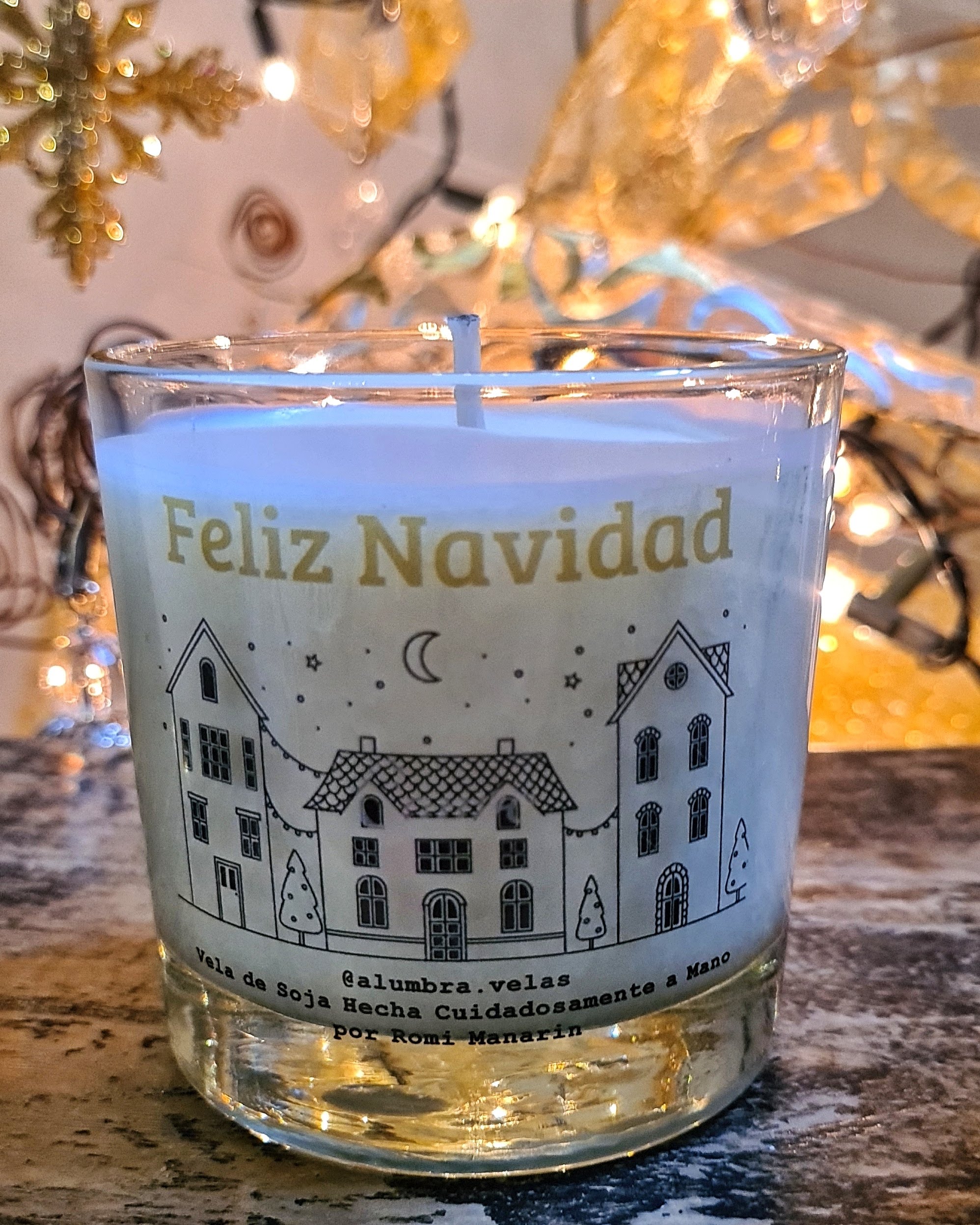 Felices Fiestas.Casitas Navidad