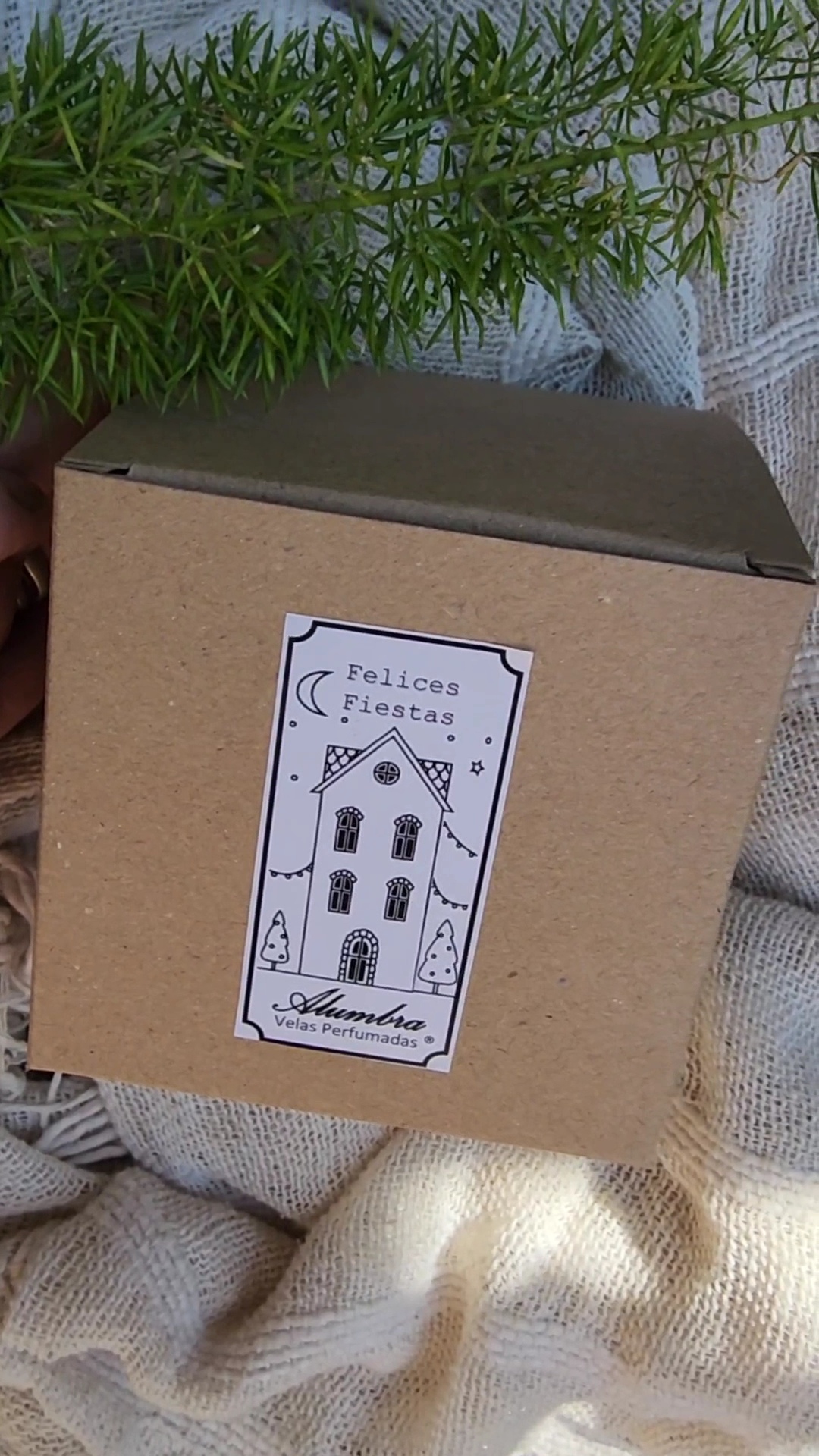 Felices Fiestas.Casitas Navidad